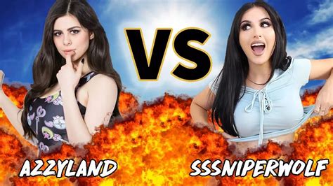 azzyland sssniperwolf|AZZYLAND VS. SSSNIPERWOLF .